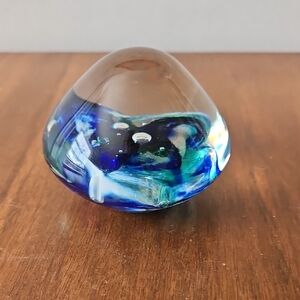 Vintage 90s Thorn Glass Paperweight 1994
